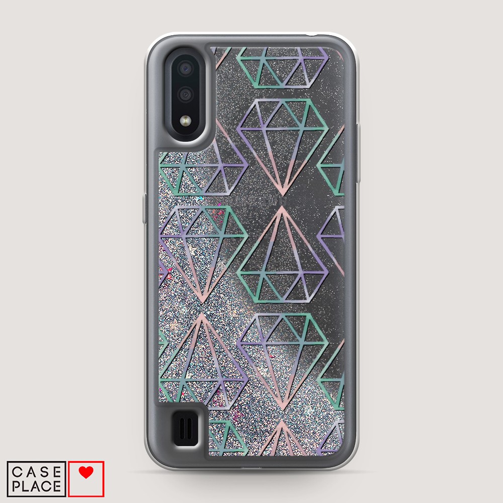 Чехол Awog на Samsung Galaxy A01 "Бриллианты голографика", Разноцветный, 29591-1
Чехол Awog на Samsung Galaxy A01 "Бриллианты голографика", Разноцветный, 29591-1