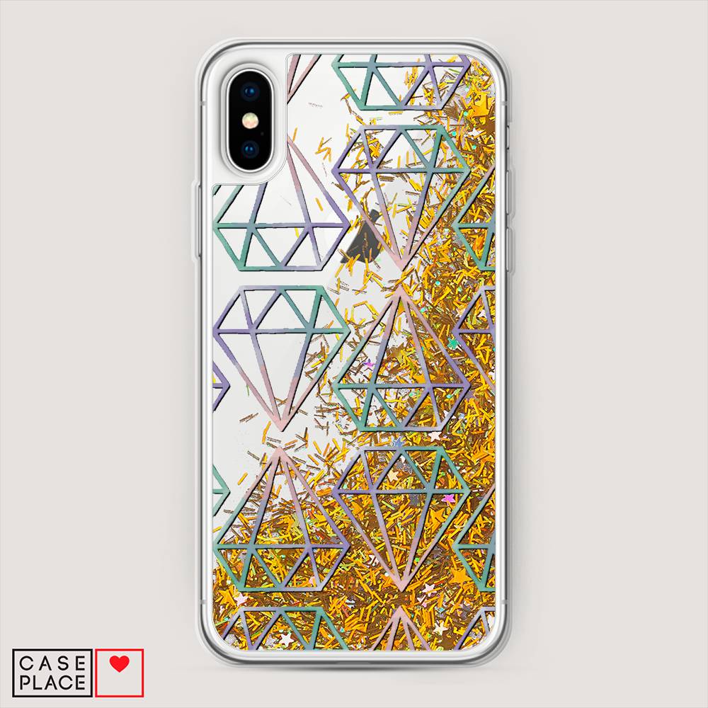 Жидкий чехол с блестками "Бриллианты голографика" на Apple iPhone XS Max (10S Max), 11990-1
Жидкий чехол с блестками "Бриллианты голографика" на Apple iPhone XS Max (10S Max), 11990-1