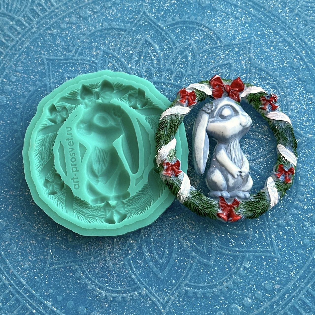 Молд Арт-студия ПроСвет Венок с зайкой ARTMD1793, S
Молд Арт-студия ПроСвет Венок с зайкой ARTMD1793, S