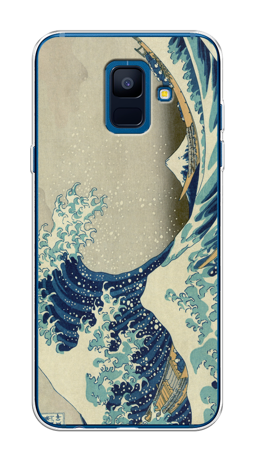Чехол Awog на Samsung Galaxy A6 "Большая волна в Канагаве", Серый;синий;голубой, 25950-9
Чехол Awog на Samsung Galaxy A6 "Большая волна в Канагаве", Серый;синий;голубой, 25950-9
