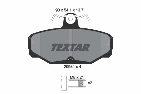 Колодки тормозные передние Textar 2098101, Колодки тормозные передние Textar 2098101 Textar 2098101
Колодки тормозные передние Textar 2098101, Колодки тормозные передние Textar 2098101 Textar 2098101