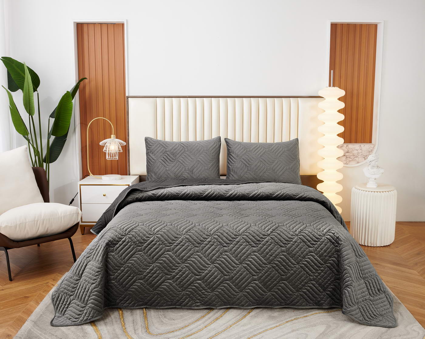 Покрывало Sofi De Marko Армандо, Пок-Арм-240х260тс, велюр, 260x240 см, темно-серый, Армандо
Покрывало Sofi De Marko Армандо, Пок-Арм-240х260тс, велюр, 260x240 см, темно-серый, Армандо