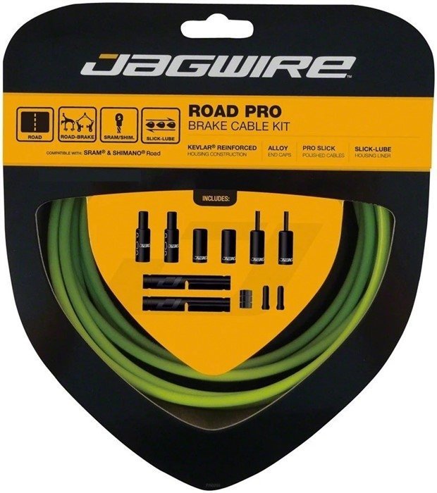 Набор рубашек и тросиков тормоза Jagwire Road Pro Brake Kit Organic Green (PCK202), Зеленый
Набор рубашек и тросиков тормоза Jagwire Road Pro Brake Kit Organic Green (PCK202), Зеленый