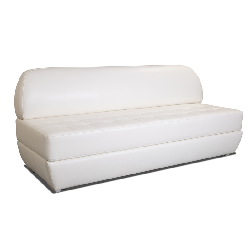 фото Прямой диван-кровать "мануфактура уюта" уют белый, 200*80 см