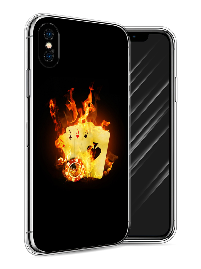 Чехол Awog на Apple iPhone X (10) / Айфон X (10) "Горящие карты", Разноцветный, 11050-9
Чехол Awog на Apple iPhone X (10) / Айфон X (10) "Горящие карты", Разноцветный, 11050-9