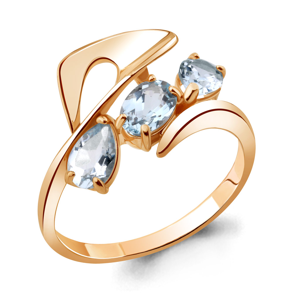 Кольцо из красного золота с топазом р. Aquamarine 6927302_585_кз, 6927302_585_кз
Кольцо из красного золота с топазом р. Aquamarine 6927302_585_кз, 6927302_585_кз