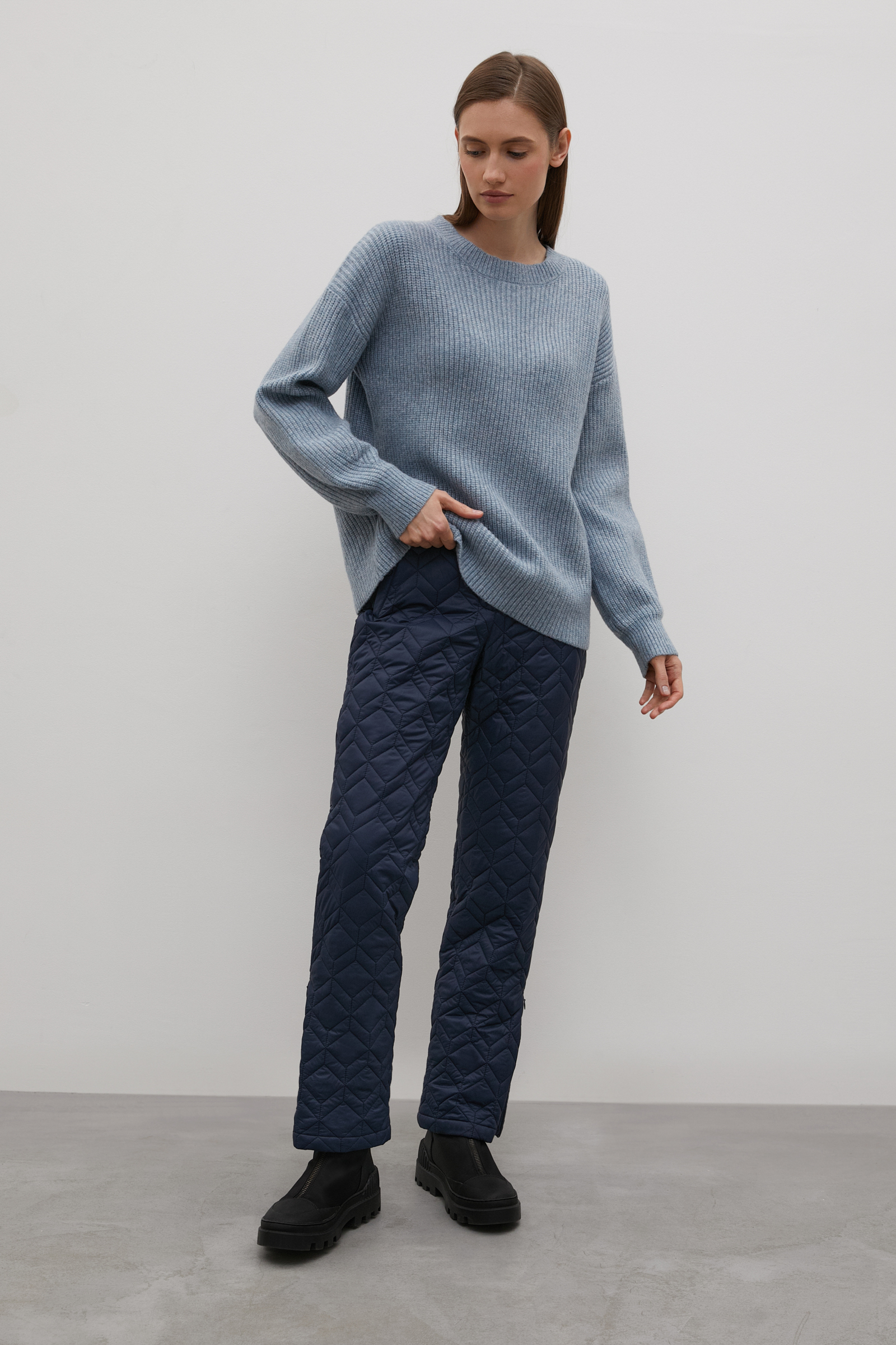 фото Спортивные брюки женские finn flare fac12036 синие s