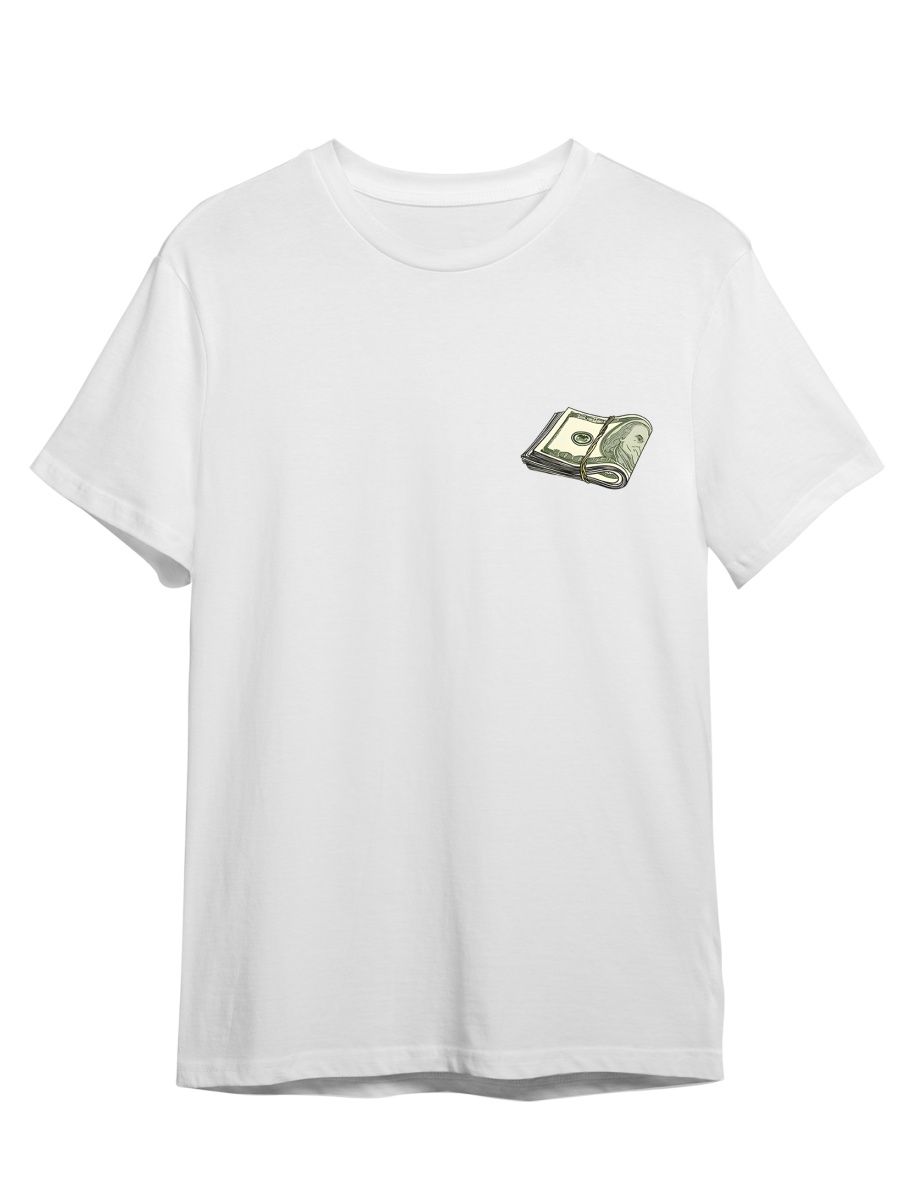 Футболка унисекс СувенирShop Dollar/Доллар/Cash/Bankroll 2 белая S, Белый, "Dollar/Доллар/Cash/Bankroll" 2
Футболка унисекс СувенирShop Dollar/Доллар/Cash/Bankroll 2 белая S, Белый, "Dollar/Доллар/Cash/Bankroll" 2