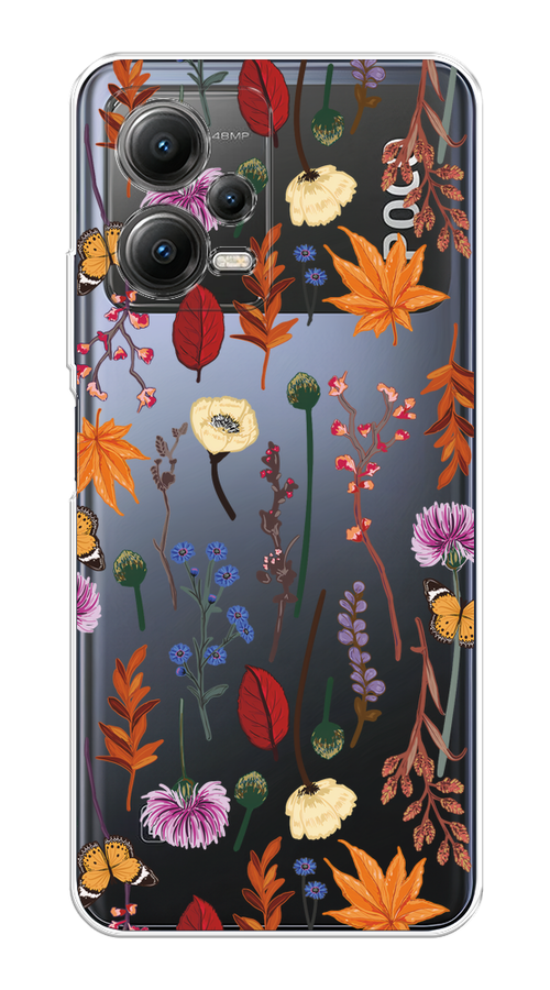 Чехол на Xiaomi Poco X5 5G "Orange Purple flowers", Оранжевый;красный;розовый;желтый;прозрачный, 317950-1
Чехол на Xiaomi Poco X5 5G "Orange Purple flowers", Оранжевый;красный;розовый;желтый;прозрачный, 317950-1