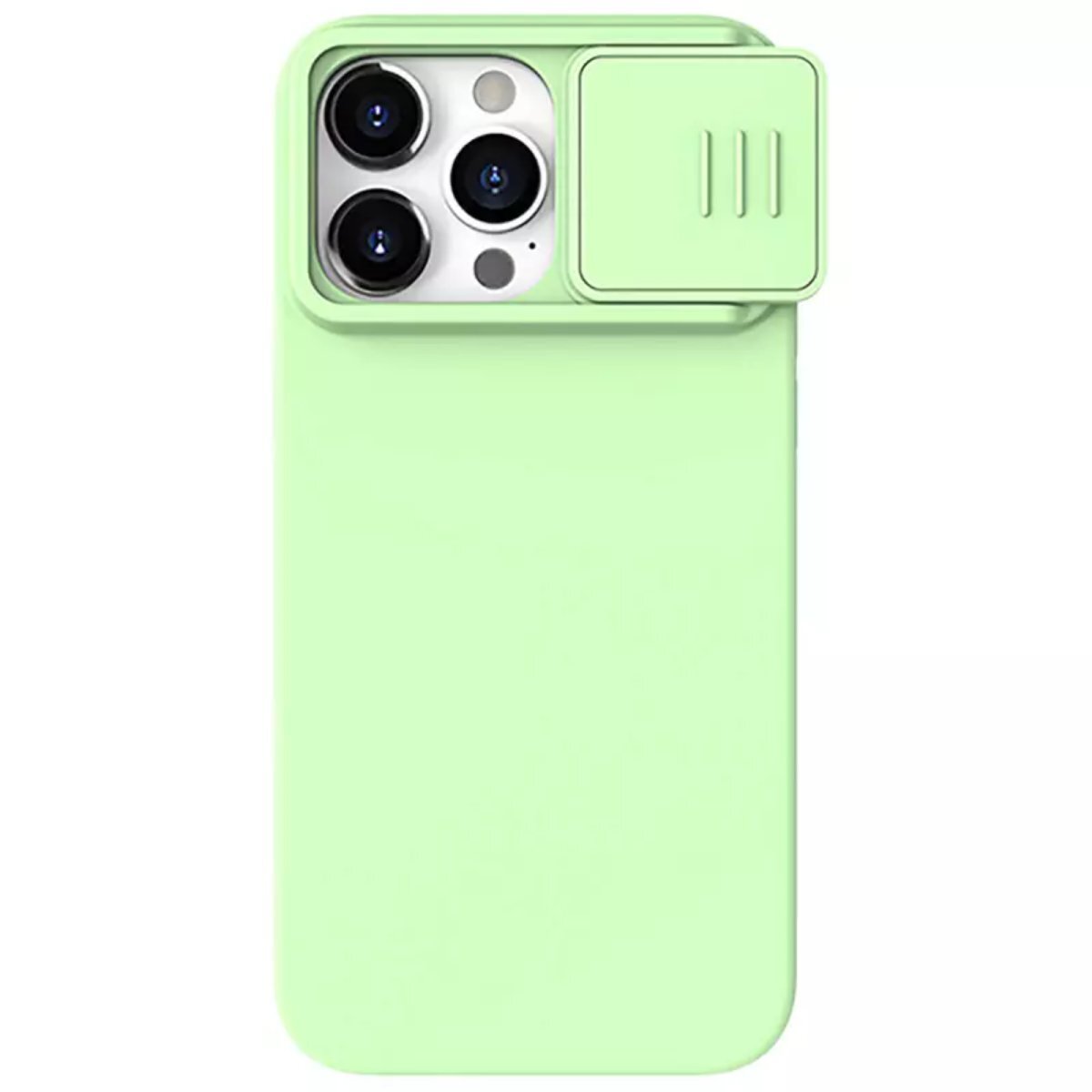 Чехол Nillkin CamShield Silky для iPhone 15 Pro зеленый, CamShield Silky Silicone Case
Чехол Nillkin CamShield Silky для iPhone 15 Pro зеленый, CamShield Silky Silicone Case