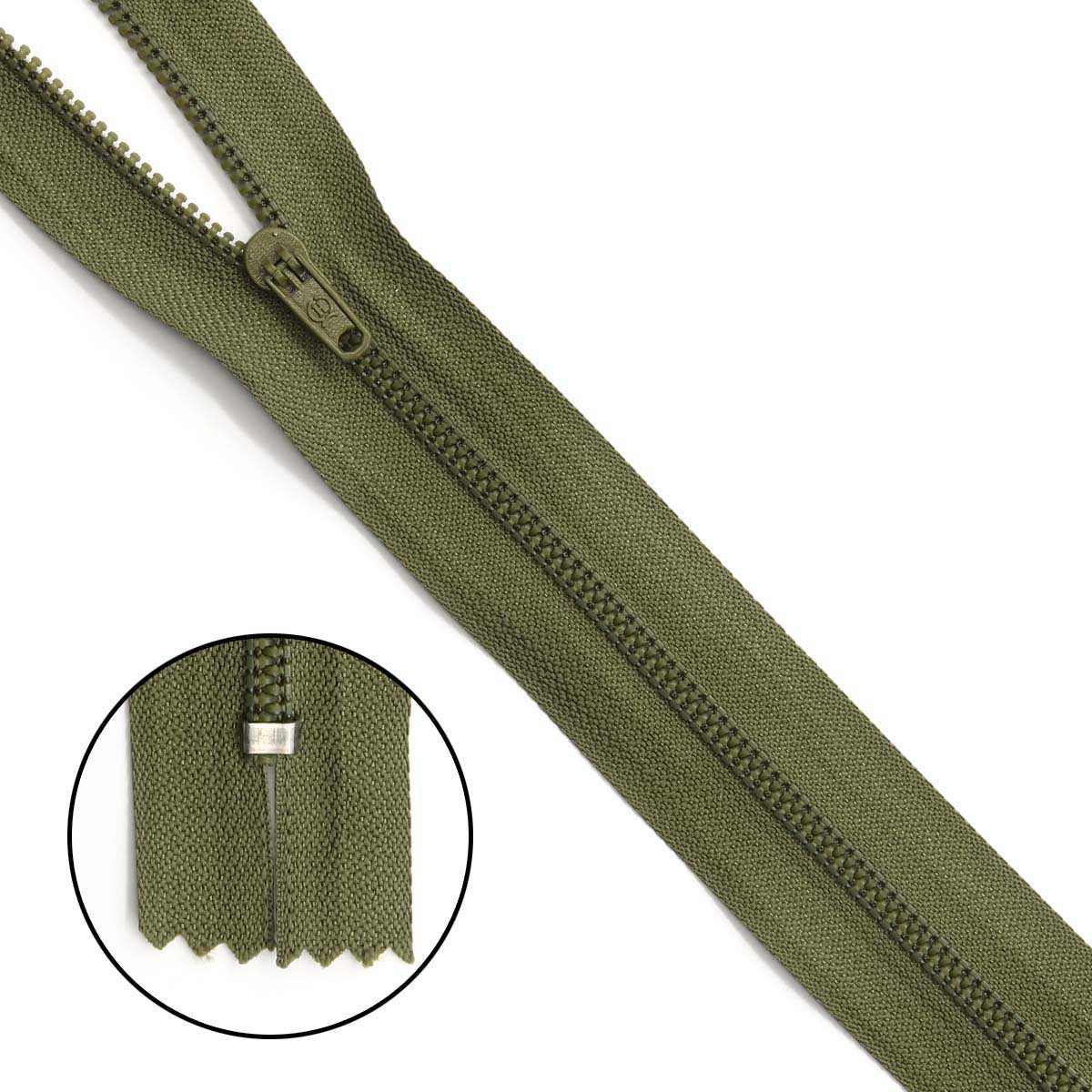 Молния мини-трактор p/l, 20 см (566 хаки), 10 шт 
Молния мини-трактор p/l, 20 см (566 хаки), 10 шт