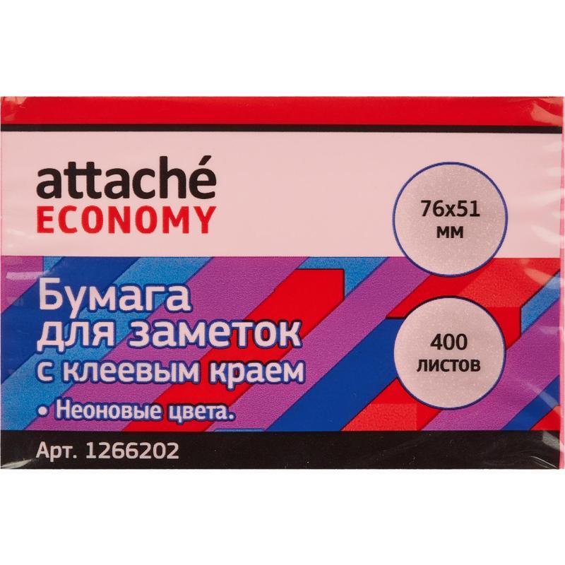 Стикеры (самоклеящийся блок) Attache Economy, 76x51мм, 8 цветов, 400 листов, 6 уп., Разноцветный
Стикеры (самоклеящийся блок) Attache Economy, 76x51мм, 8 цветов, 400 листов, 6 уп., Разноцветный