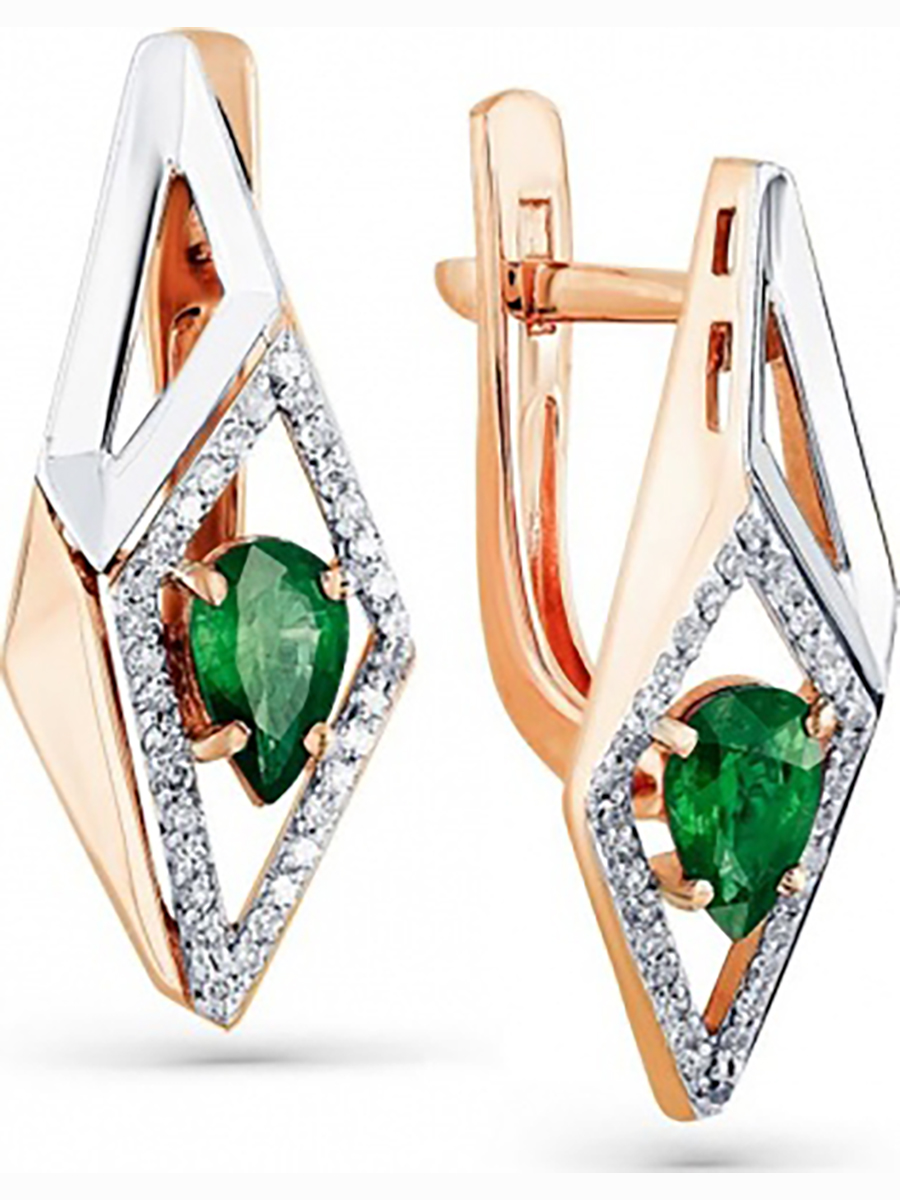 Серьги из комбинированного золота Master Brilliant 2-407845-00-01, изумруд\ бриллиант, 2-407845-00-01
Серьги из комбинированного золота Master Brilliant 2-407845-00-01, изумруд\ бриллиант, 2-407845-00-01