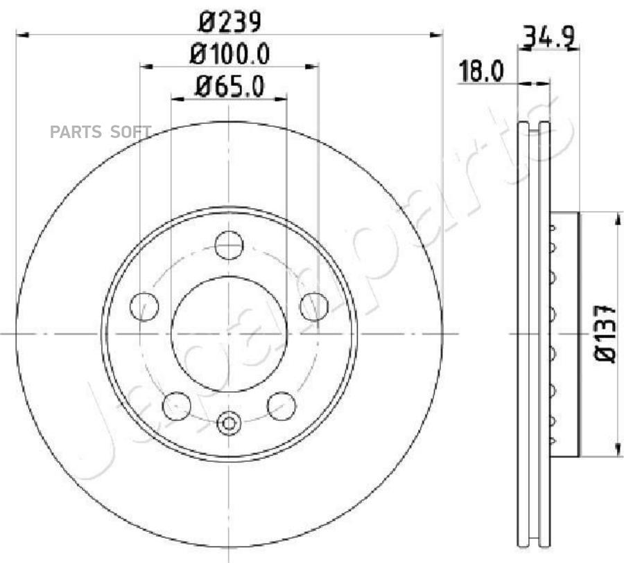 JAPANPARTS DI-0945 Диск тормозной SKODA FABIA 1.0-1.9 99-/VW POLO 1.2-1.4 01- передний D 2
JAPANPARTS DI-0945 Диск тормозной SKODA FABIA 1.0-1.9 99-/VW POLO 1.2-1.4 01- передний D 2