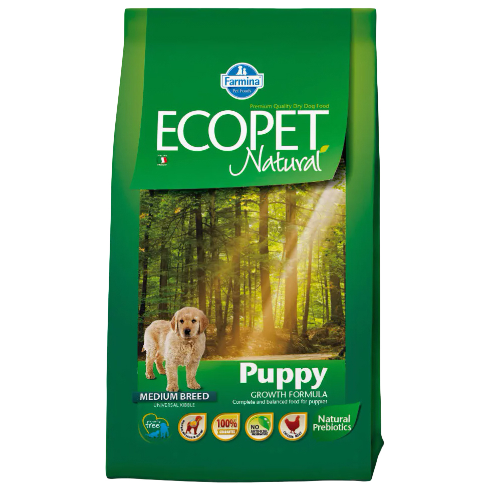Сухой корм для щенков Farmina Ecopet Natural Puppy, курица,2,5кг, Ecopet Natural Puppy Medium
Сухой корм для щенков Farmina Ecopet Natural Puppy, курица,2,5кг, Ecopet Natural Puppy Medium