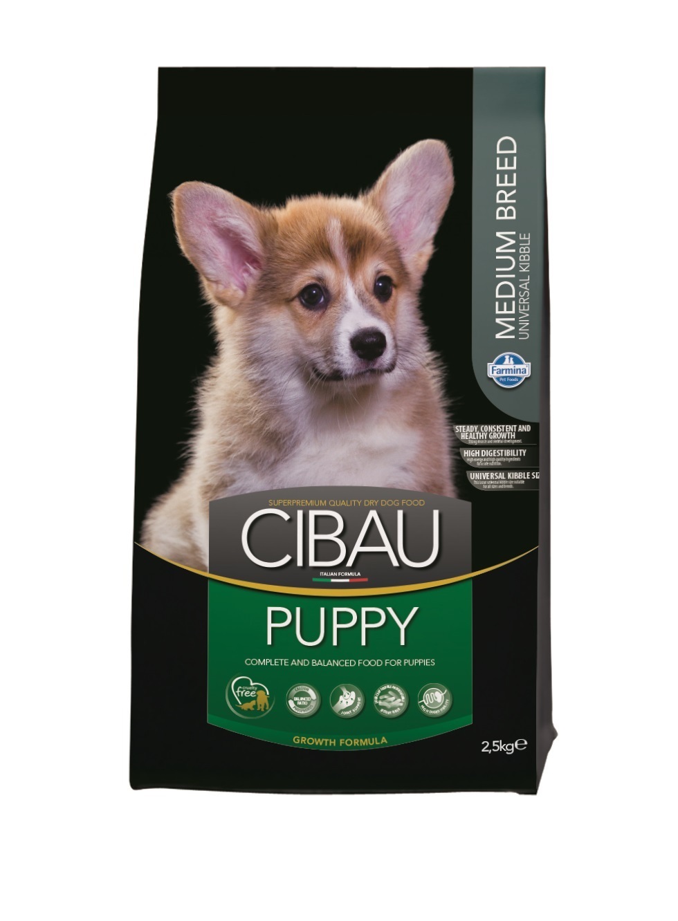 Сухой корм для щенков Farmina Cibau Puppy Medium, для средних пород, курица, рыба, 2,5кг, Cibau Puppy Medium
Сухой корм для щенков Farmina Cibau Puppy Medium, для средних пород, курица, рыба, 2,5кг, Cibau Puppy Medium
