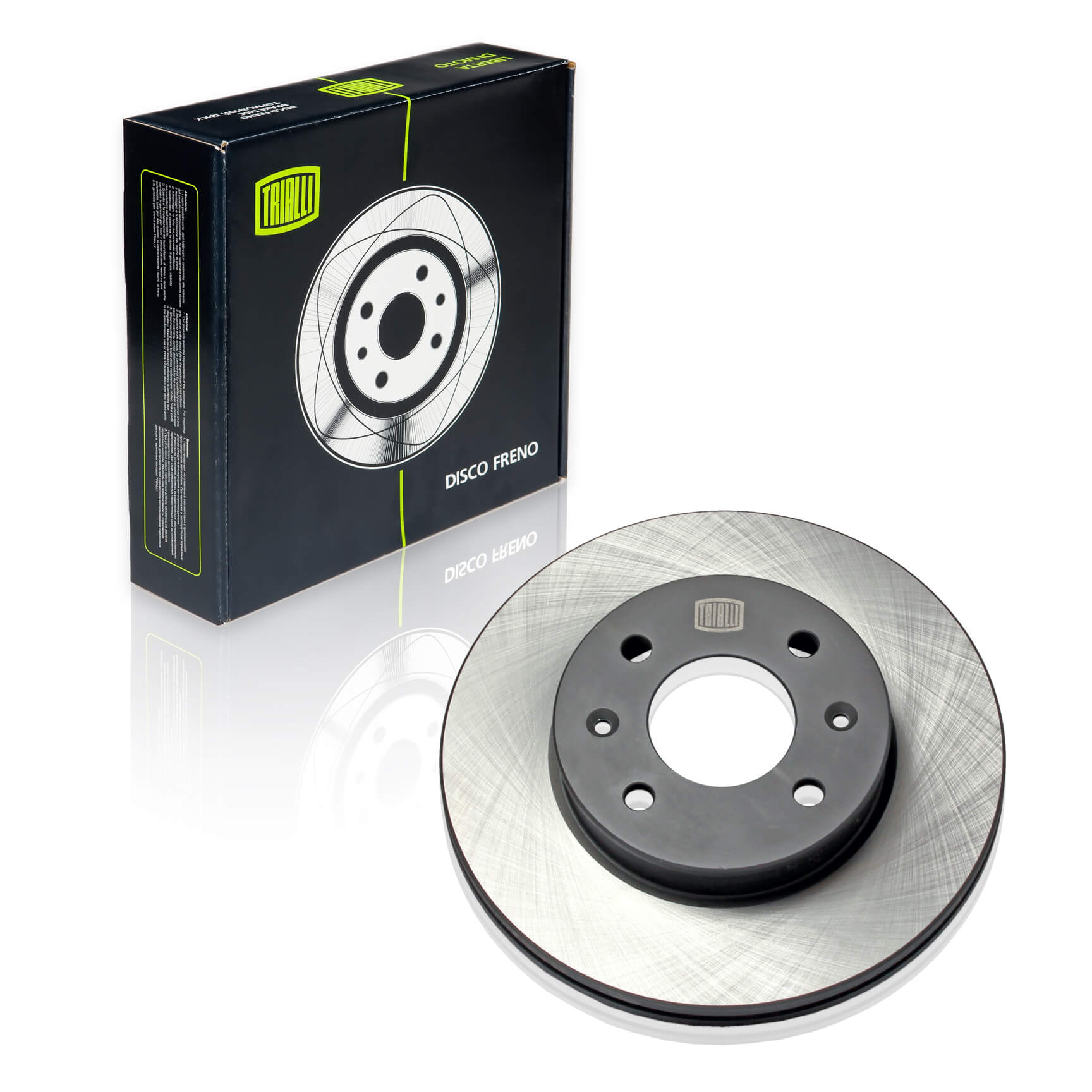 фото Диск тормозной передний hyundai getz (02-) без abs d=241 trialli df 084303