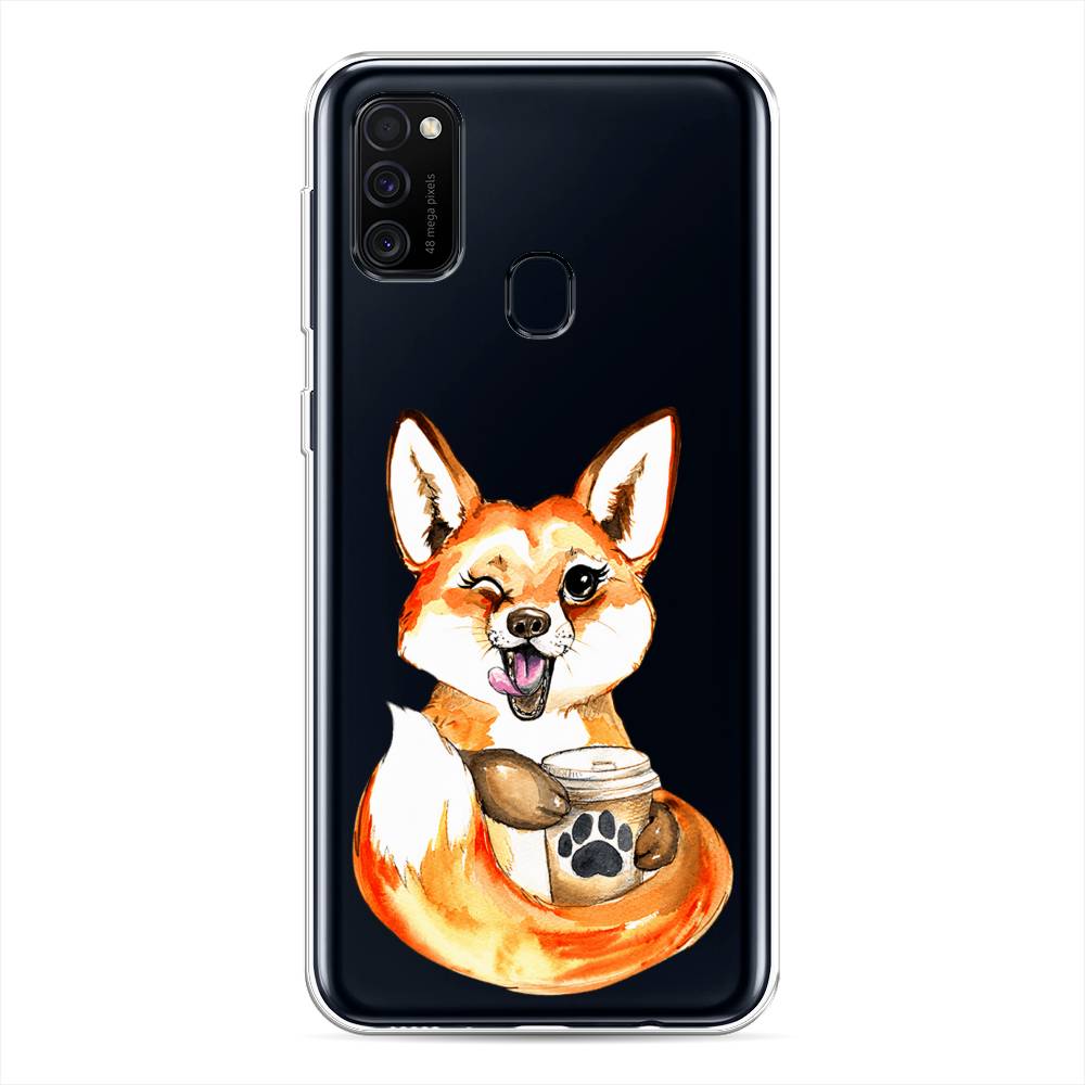 Чехол на Samsung Galaxy M21/M30s "Подмигивающая лиса с кофе", Оранжевый;белый;коричневый, 29750-4
Чехол на Samsung Galaxy M21/M30s "Подмигивающая лиса с кофе", Оранжевый;белый;коричневый, 29750-4