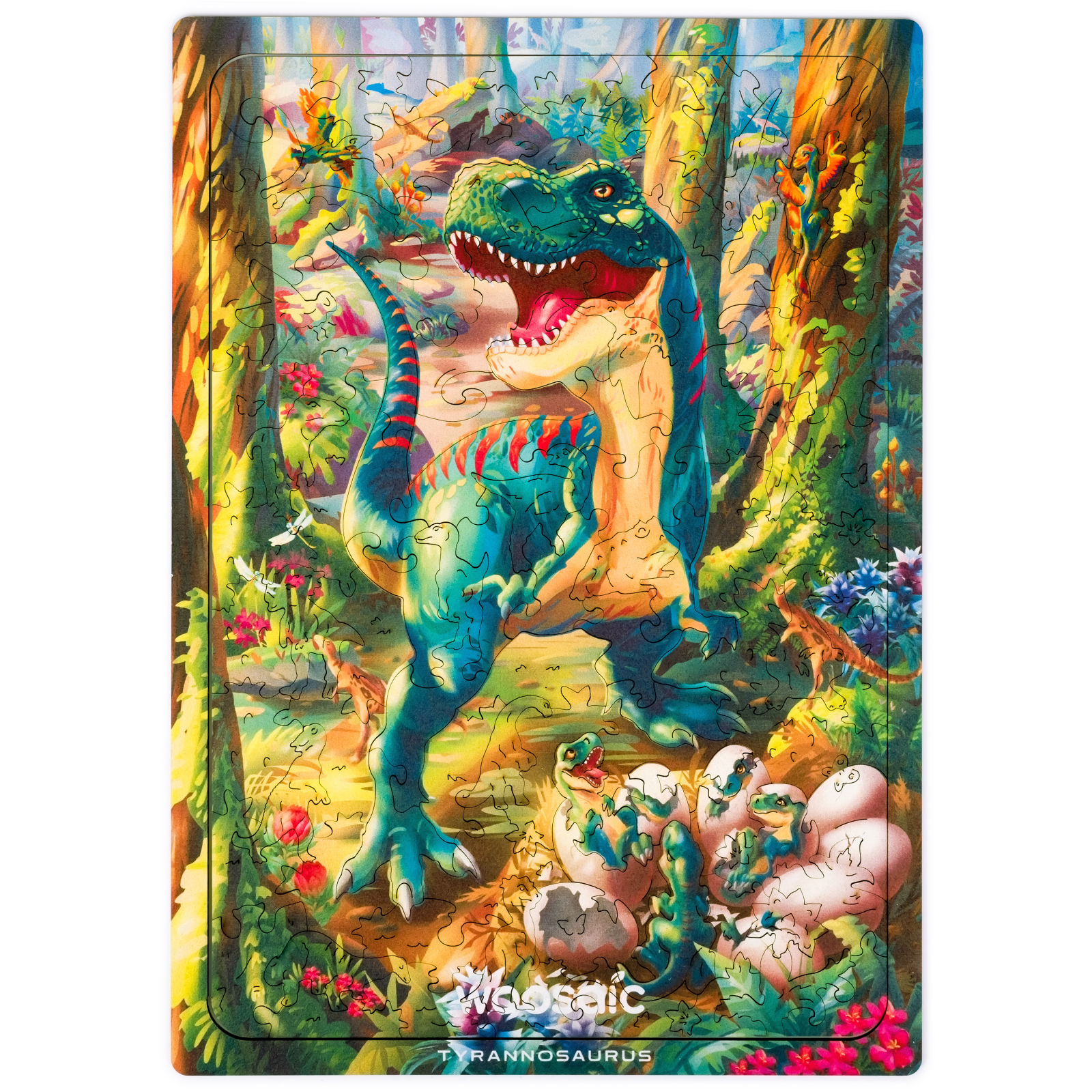 Деревянный пазл Woosaic Dino Тиранозавр Рекс, 18,9х26,7 см, 100 деталей, 3D фигурка, Тиранозавр Рекс
Деревянный пазл Woosaic Dino Тиранозавр Рекс, 18,9х26,7 см, 100 деталей, 3D фигурка, Тиранозавр Рекс