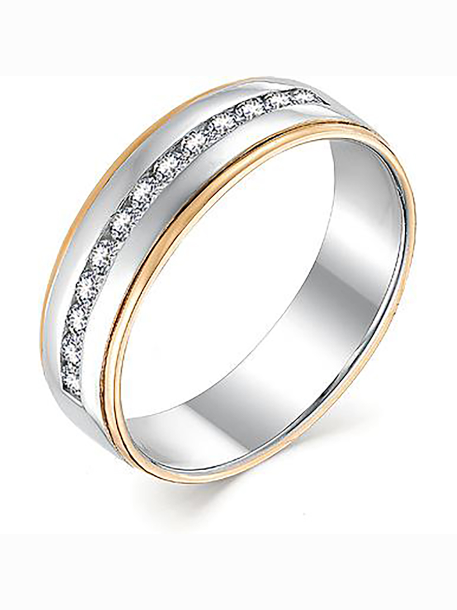 Кольцо из красного золота с 13 бриллиантами р. 18,5 Master Brilliant 1-101-257, 1-101-257