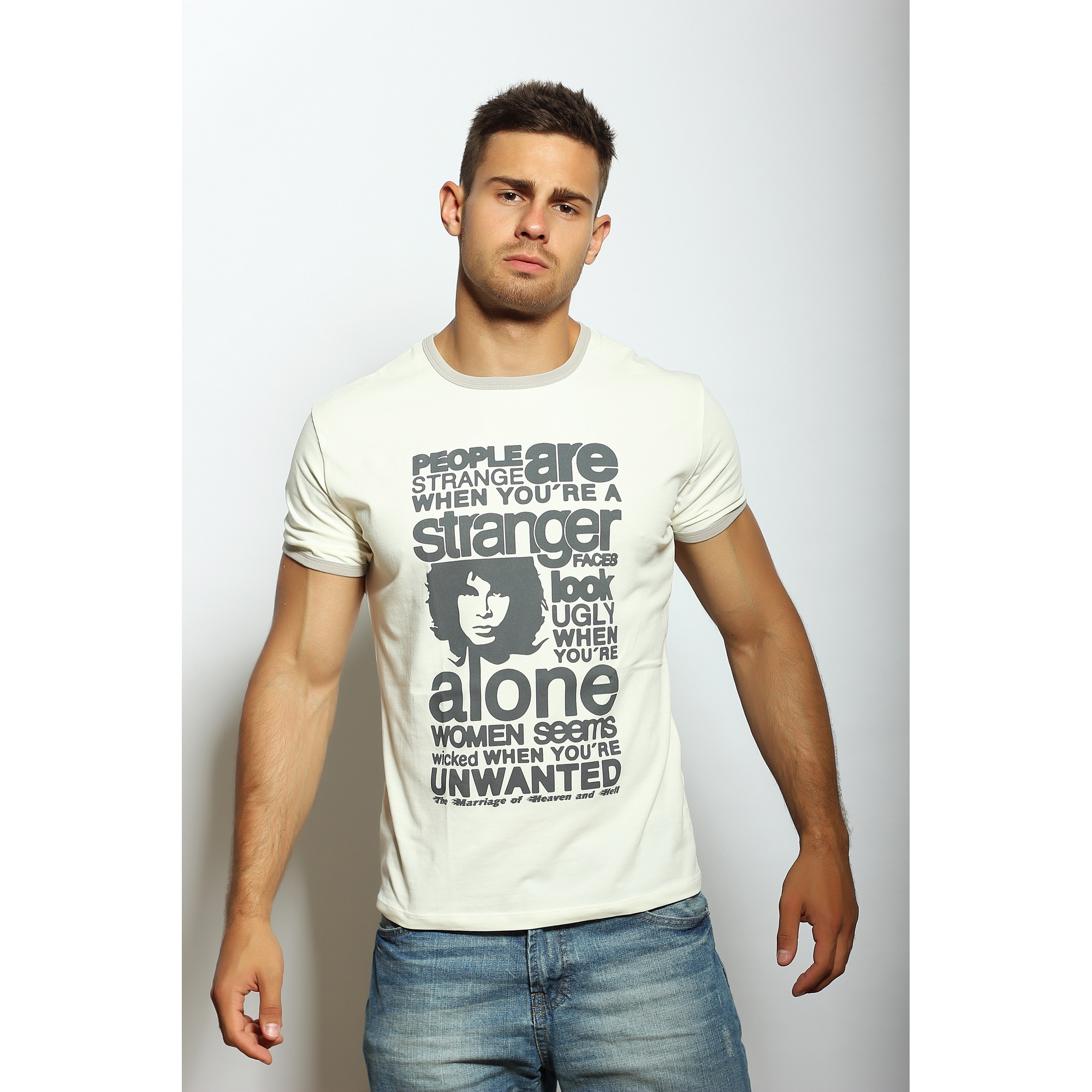 фото Футболка мужская 050308m-ep fra'n'co бежевая s