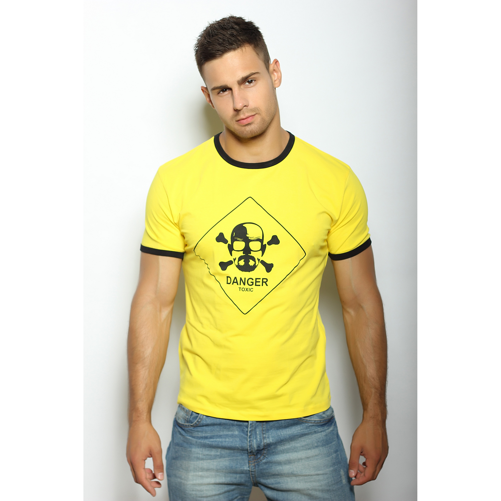 фото Футболка мужская 060122m-ep fra'n'co желтая l