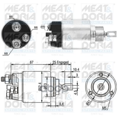 Втягивающее реле стартера CITROEN/FIAT/FORD/PEUGEOT mot.2.2TDCI/2.4TDCI MEAT&DORIA 46151
Втягивающее реле стартера CITROEN/FIAT/FORD/PEUGEOT mot.2.2TDCI/2.4TDCI MEAT&DORIA 46151