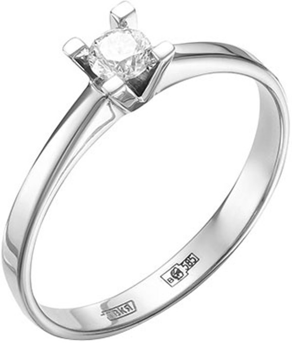 Кольцо из белого золота с бриллиантом р. 17,5 Vesna jewelry 1573-251-00-00, 1573-251-00-00
Кольцо из белого золота с бриллиантом р. 17,5 Vesna jewelry 1573-251-00-00, 1573-251-00-00
