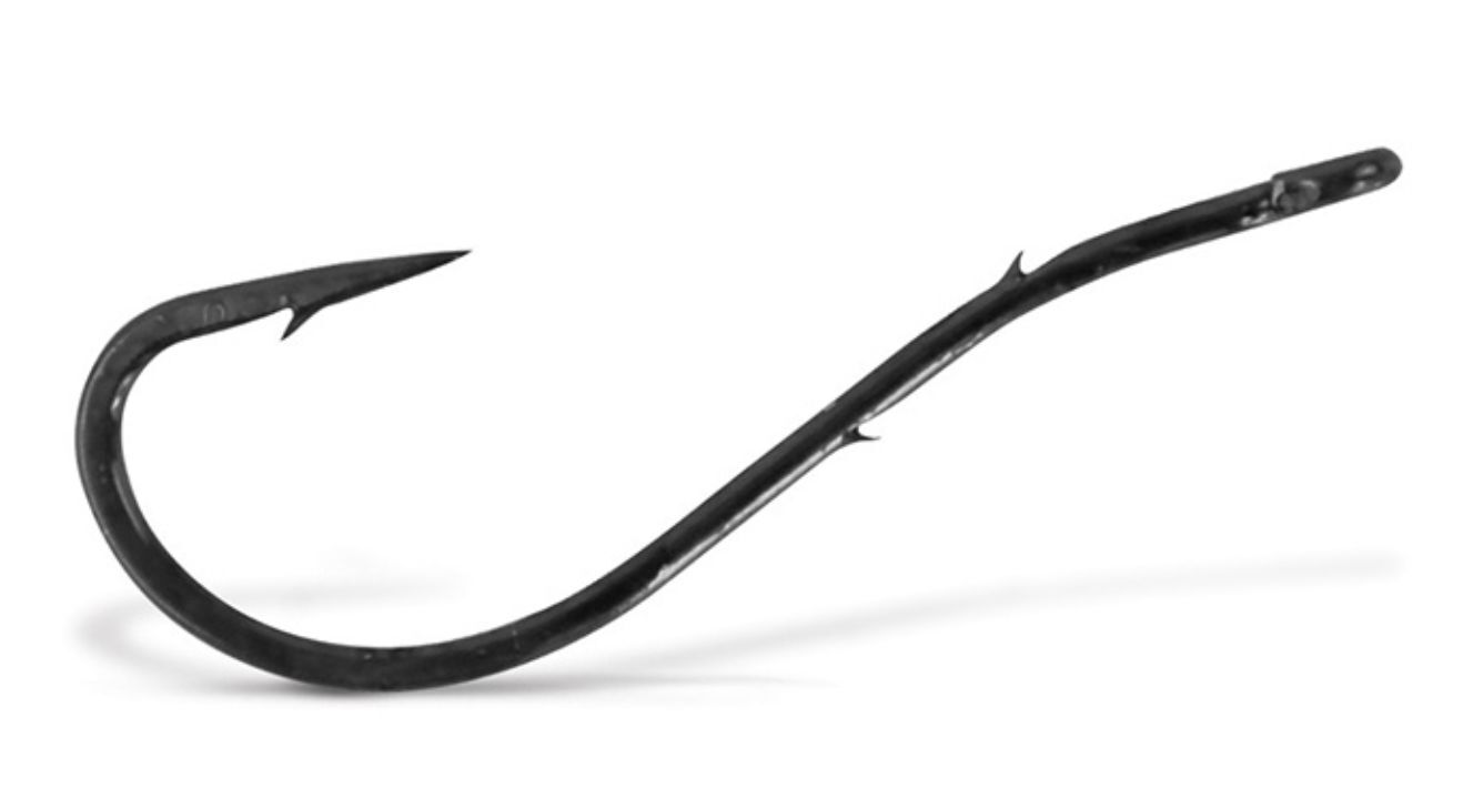 Одинарные крючки VMC Chod Hook №4/0 BN, с колечком, с бородкой, цевье с зазубринами, Черный, Worm Hook 7054
Одинарные крючки VMC Chod Hook №4/0 BN, с колечком, с бородкой, цевье с зазубринами, Черный, Worm Hook 7054