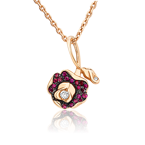 Кулон из красного золота с рубином/бриллиантом PLATINA jewelry 03-0549-00-107-1110-30, 03-0549-00-107-1110-30
Кулон из красного золота с рубином/бриллиантом PLATINA jewelry 03-0549-00-107-1110-30, 03-0549-00-107-1110-30