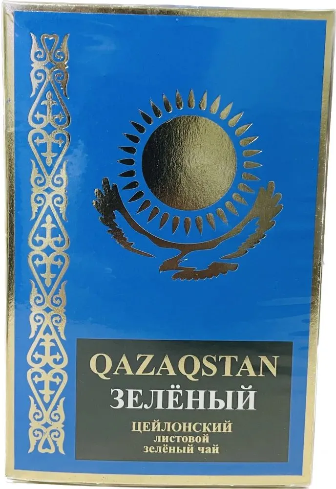 Чай зеленый Qazaqstan Цейлонский листовой, 150 г, Чай зеленый Qazaqstan Цейлонский листовой 150 гр 
Чай зеленый Qazaqstan Цейлонский листовой, 150 г, Чай зеленый Qazaqstan Цейлонский листовой 150 гр