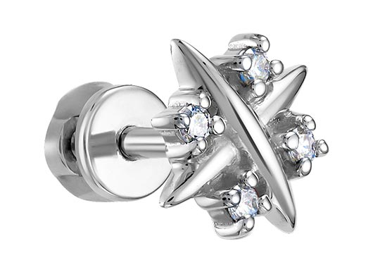 Моносерьга из белого золота с бриллиантом Vesna jewelry 41206-251-00-01, 41206-251-00-01
Моносерьга из белого золота с бриллиантом Vesna jewelry 41206-251-00-01, 41206-251-00-01