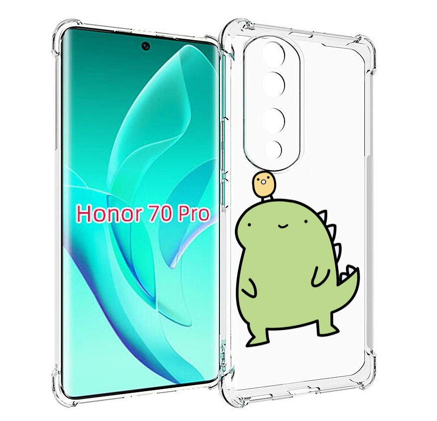 Чехол MyPads зеленый-динозаврик детский для Honor 70 Pro / 70 Pro Plus, Прозрачный, Tocco
Чехол MyPads зеленый-динозаврик детский для Honor 70 Pro / 70 Pro Plus, Прозрачный, Tocco