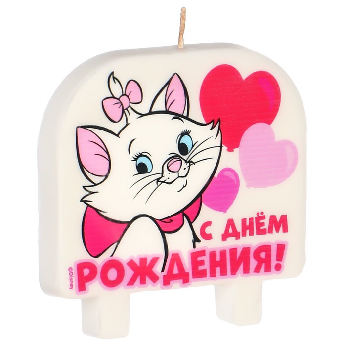 Свеча в торт "С Днем Рождения!", Кошечка Мари, 8х8 см, Коты Аристократы, Белый;розовый
Свеча в торт "С Днем Рождения!", Кошечка Мари, 8х8 см, Коты Аристократы, Белый;розовый