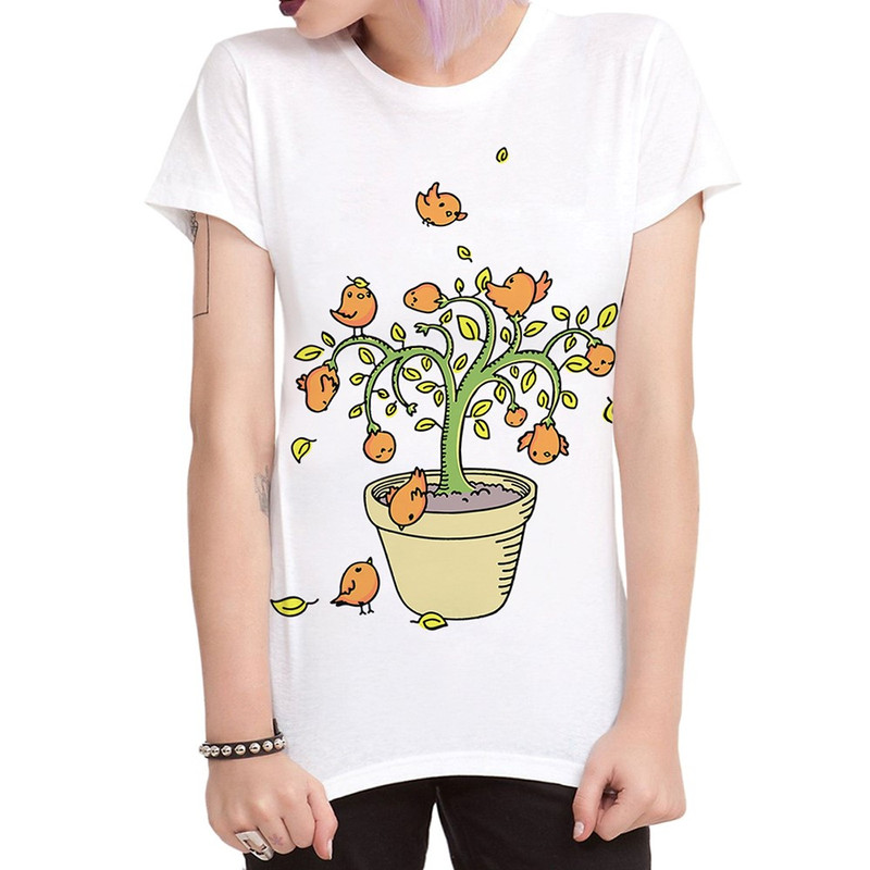 Футболка женская Dream Shirts Растение с птичками белая XS, Белый, "Растение с птичками"
Футболка женская Dream Shirts Растение с птичками белая XS, Белый, "Растение с птичками"