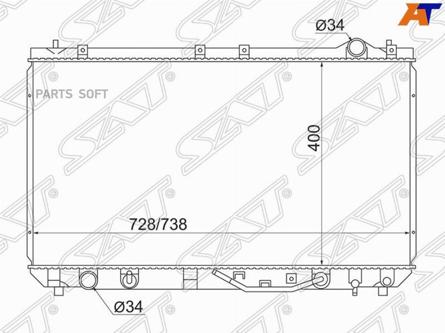 Радиатор Toyota Camry Gracia/Qualis/Windom/Lexus Es300 2.5/3.0 96-01 Sat арт. TY0003-MCV20
Радиатор Toyota Camry Gracia/Qualis/Windom/Lexus Es300 2.5/3.0 96-01 Sat арт. TY0003-MCV20