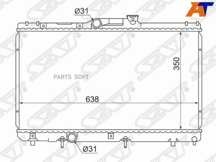 Радиатор Toyota Corolla/Sprinter/Carib/Levin/Trueno/Spacio 91-02 Sat арт. TY0001-110
Радиатор Toyota Corolla/Sprinter/Carib/Levin/Trueno/Spacio 91-02 Sat арт. TY0001-110