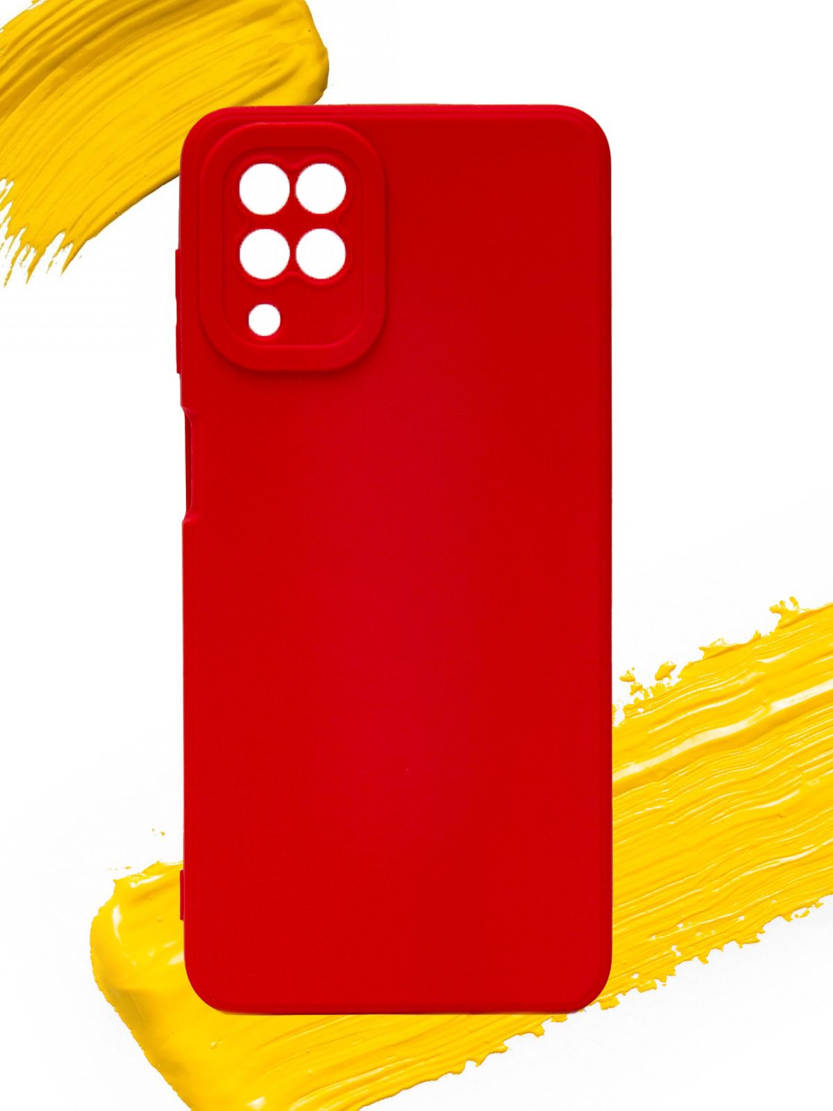 Чехол для Samsung Galaxy A22/Galaxy M22 с защитой камеры, насыщенный красный, Silicone case
Чехол для Samsung Galaxy A22/Galaxy M22 с защитой камеры, насыщенный красный, Silicone case