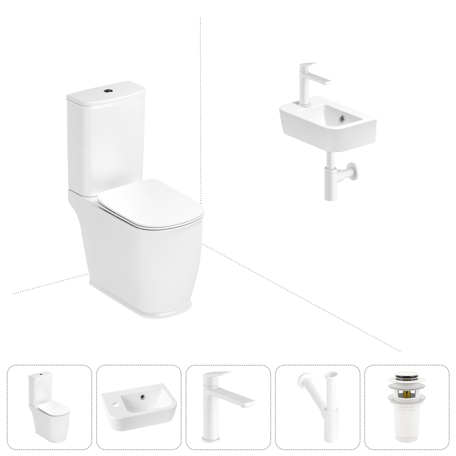 Напольный унитаз-компакт Lavinia Boho Bell Pro 202008549 в наборе 5 в 1, Белый, Набор для туалета_Bell Pro_33012020_левсторонняя раковина_ 5 в 1
Напольный унитаз-компакт Lavinia Boho Bell Pro 202008549 в наборе 5 в 1, Белый, Набор для туалета_Bell Pro_33012020_левсторонняя раковина_ 5 в 1