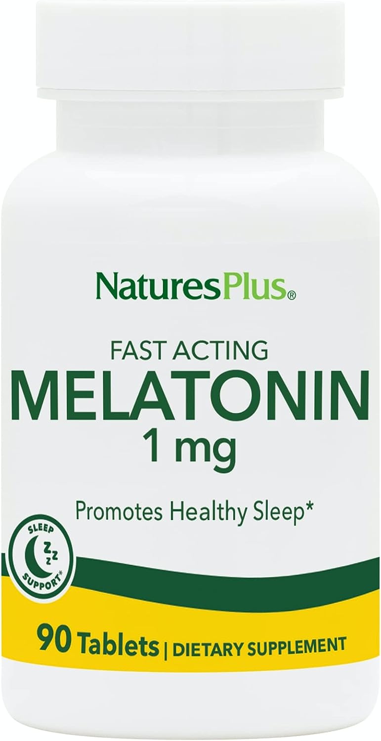 NaturesPlus Fast Acting Melatonin 1 mg Tablets 90, Fast Acting Melatonin 1 mg Tablets 90
NaturesPlus Fast Acting Melatonin 1 mg Tablets 90, Fast Acting Melatonin 1 mg Tablets 90