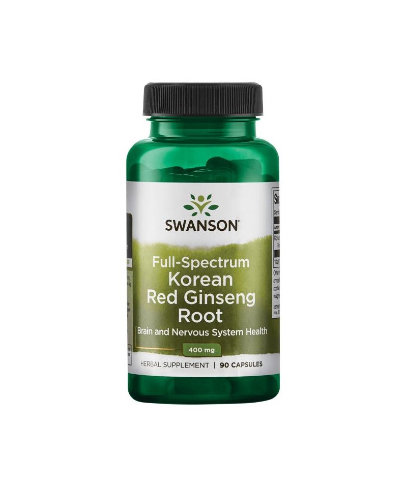 Swanson Full Spectrum Korean Red Ginseng Root 400 mg 90 Caps, Full Spectrum Korean Red Ginseng Root 400 mg 90 Caps
Swanson Full Spectrum Korean Red Ginseng Root 400 mg 90 Caps, Full Spectrum Korean Red Ginseng Root 400 mg 90 Caps