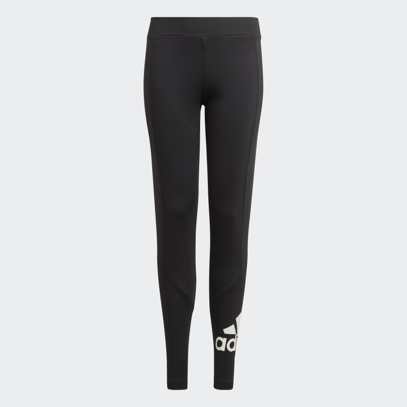 фото Леггинсы adidas designed to move tights black/black/white gn1438 р.134