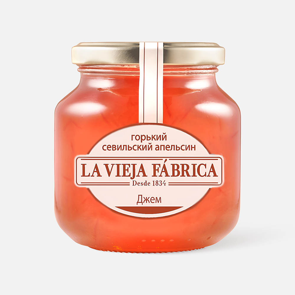Джем La Vieja Fabrica, Seville Orange, из горького севильского апельсина, Испания, 280 г
Джем La Vieja Fabrica, Seville Orange, из горького севильского апельсина, Испания, 280 г