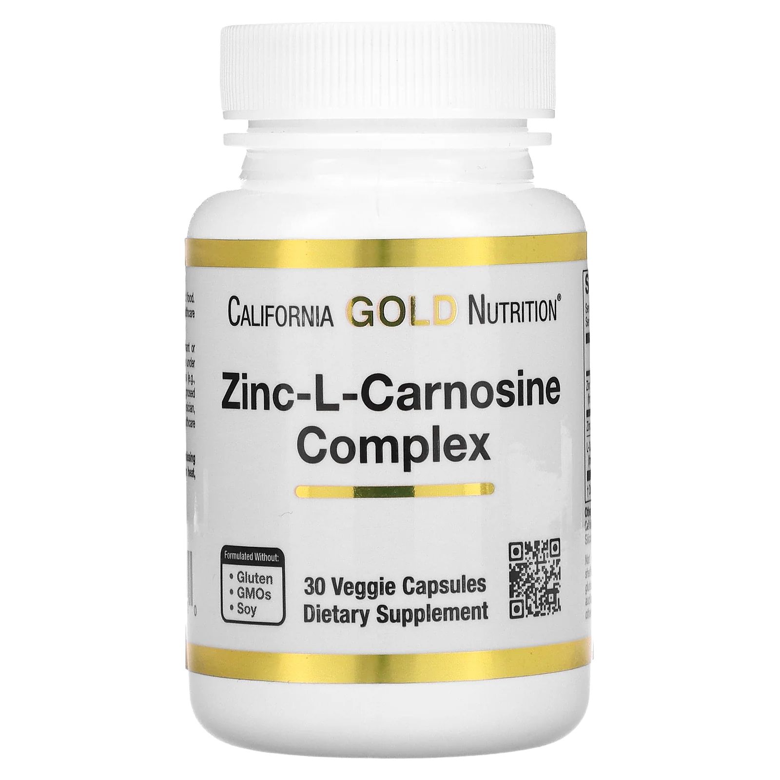 California Gold Nutrition Zinc-L-Carnosine Complex, 30 капсул, Zinc-L-Carnosine Complex, 30 капсул
California Gold Nutrition Zinc-L-Carnosine Complex, 30 капсул, Zinc-L-Carnosine Complex, 30 капсул