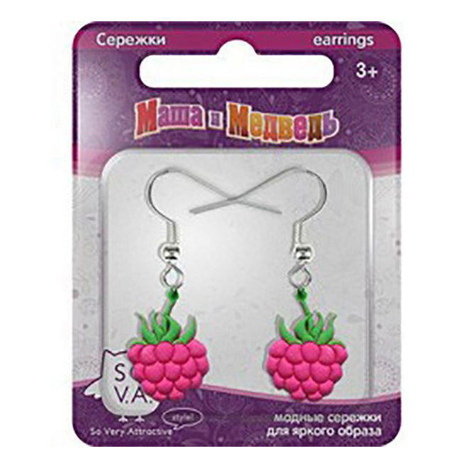 Серьги Маша и Медведь в ассортименте 
Серьги Маша и Медведь в ассортименте