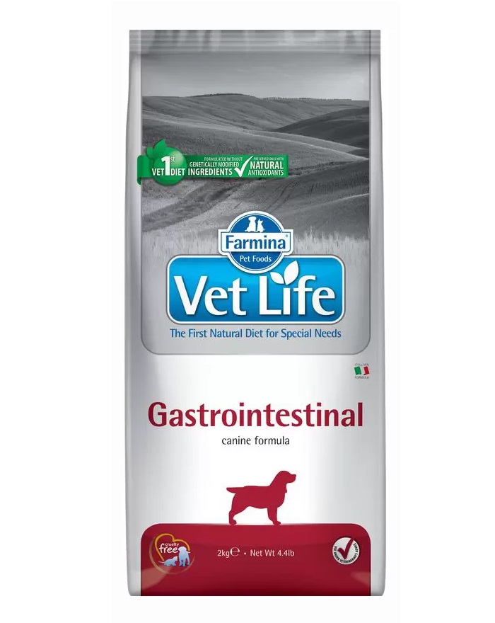Сухой корм для собак Farmina Vet Life Gastrointestinal, при заболеваниях ЖКТ, курица, 2кг, Vet Life Dog Gastrointestinal
Сухой корм для собак Farmina Vet Life Gastrointestinal, при заболеваниях ЖКТ, курица, 2кг, Vet Life Dog Gastrointestinal