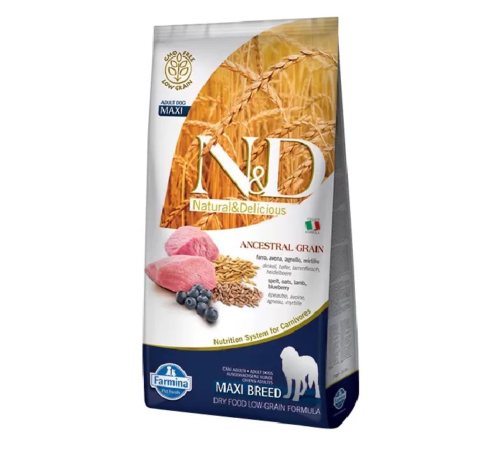 Сухой корм для собак Farmina N&D Maxi, для крупных пород, ягненок и черника, 12кг, N&D Maxi
Сухой корм для собак Farmina N&D Maxi, для крупных пород, ягненок и черника, 12кг, N&D Maxi