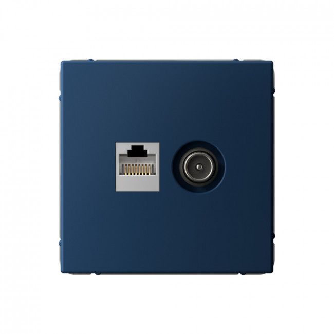 Розетка ТВ + компьютерная RJ45 категория 5E двойная механизм Systeme Electric GAL001189, Синий
Розетка ТВ + компьютерная RJ45 категория 5E двойная механизм Systeme Electric GAL001189, Синий