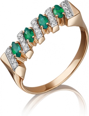 Кольцо из красного золота с бриллиантом р. 17 PLATINA jewelry 01-0571-00-106-1110-30, 01-0571-00-106-1110-30
Кольцо из красного золота с бриллиантом р. 17 PLATINA jewelry 01-0571-00-106-1110-30, 01-0571-00-106-1110-30