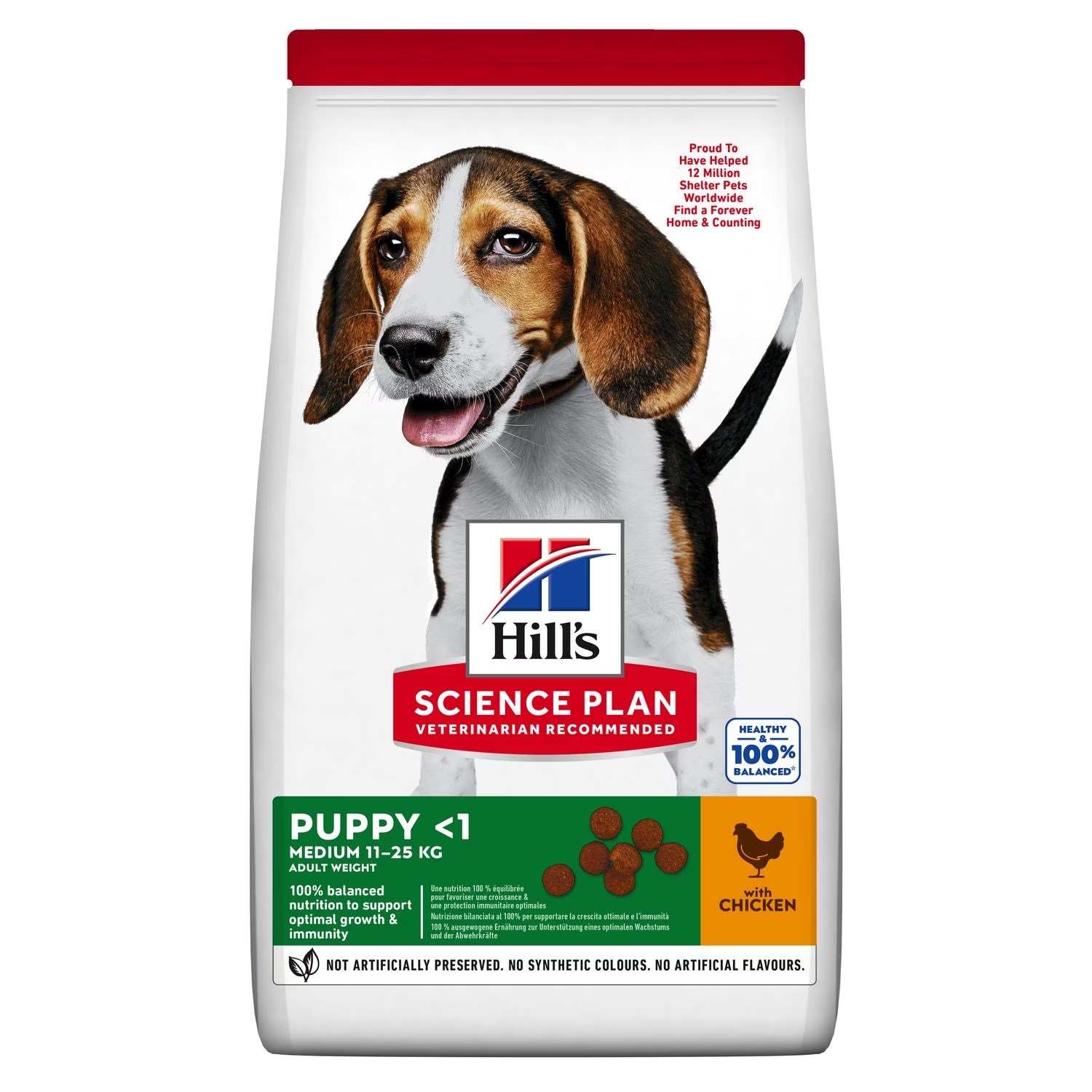 Сухой корм для щенков Hill's Science Plan Puppy Healthy Development Medium, курица, 12кг, Science Plan Puppy Healthy Development Medium
Сухой корм для щенков Hill's Science Plan Puppy Healthy Development Medium, курица, 12кг, Science Plan Puppy Healthy Development Medium